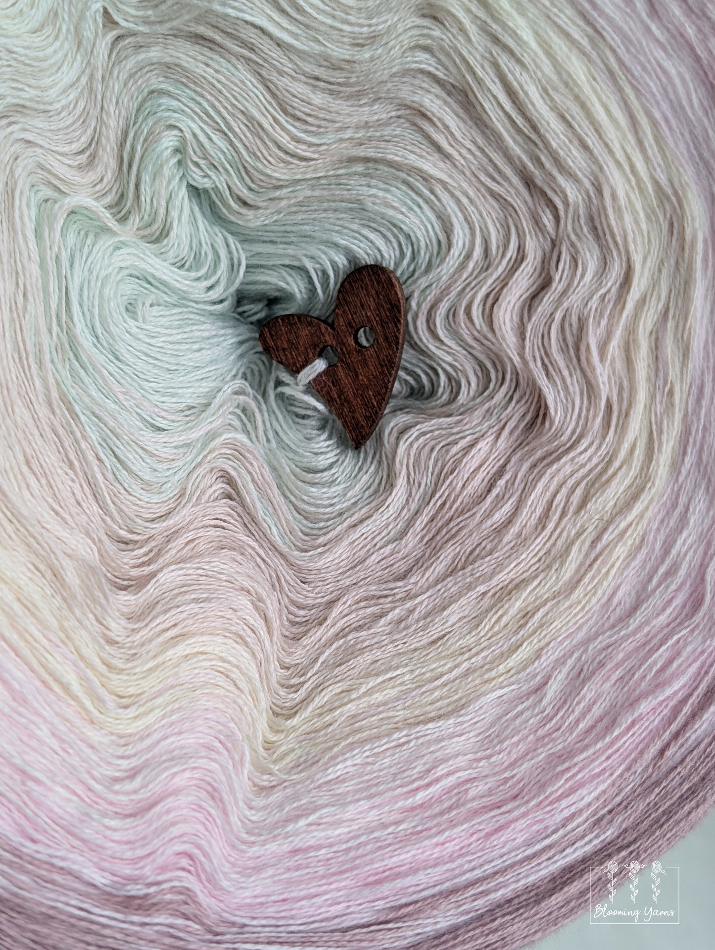 Gradient ombre yarn cake colour combination C423