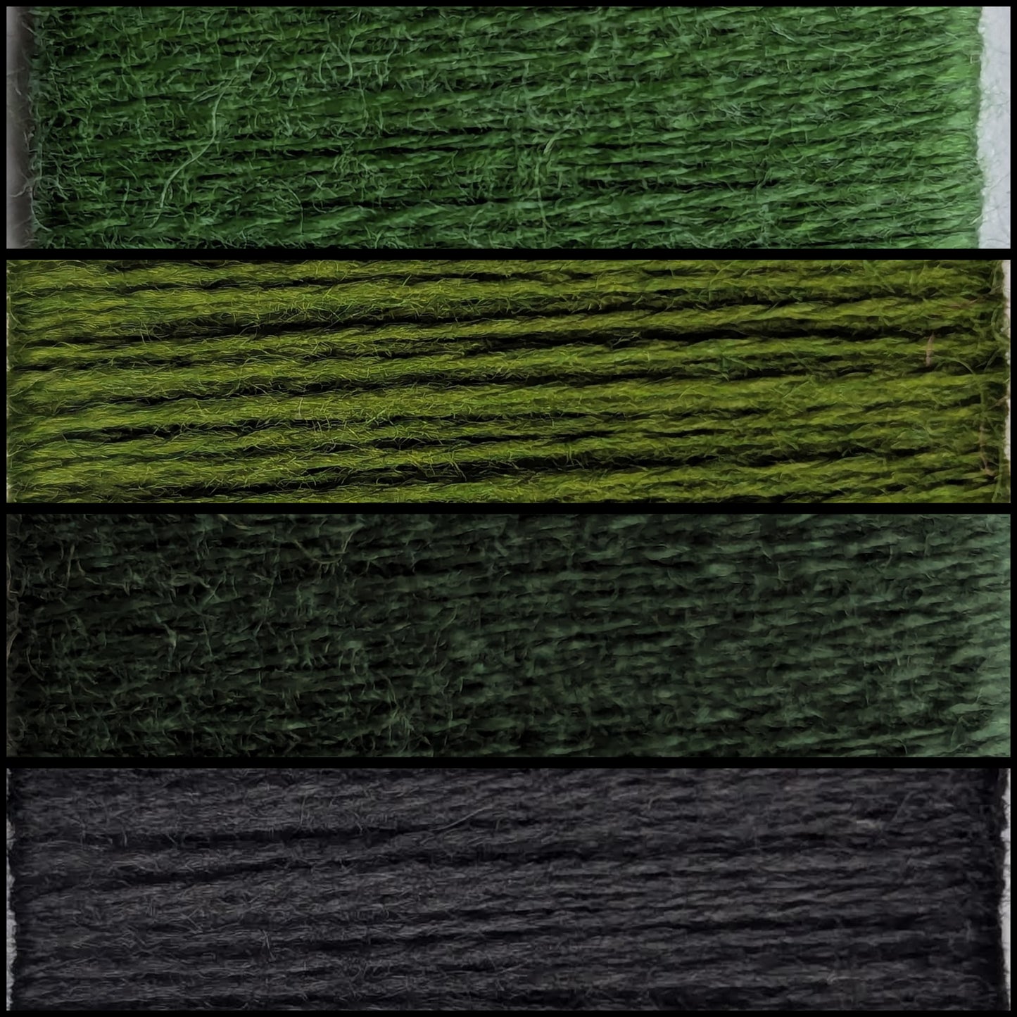 Gradient ombre yarn cake colour combination MA025