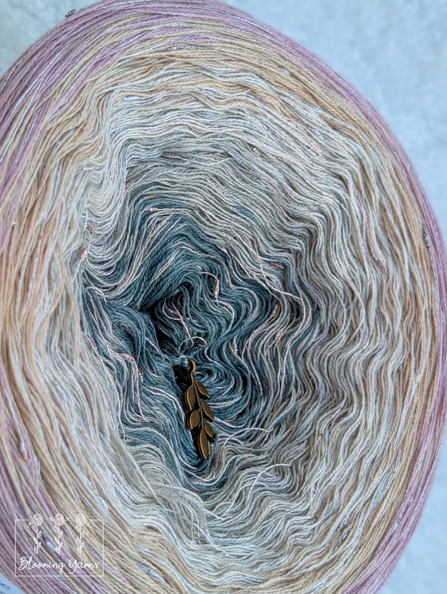 Gradient ombre yarn cake colour combination C392' "Wistful Wanderer"