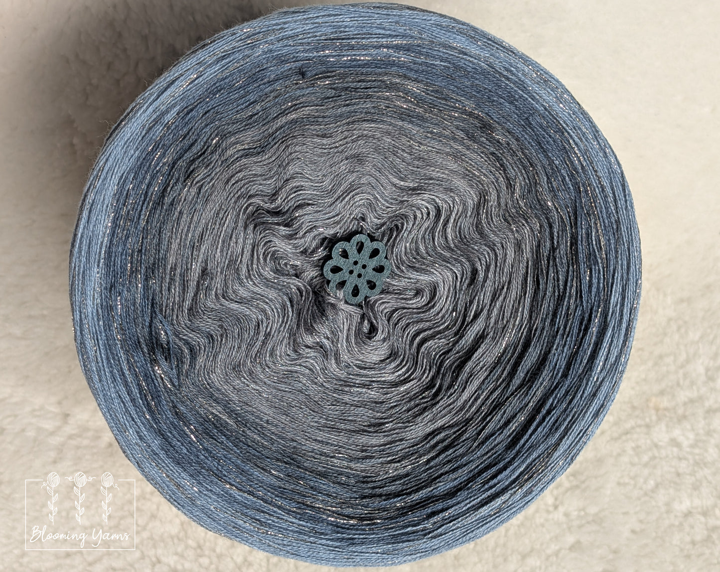 Gradient ombre yarn cake colour combination C378