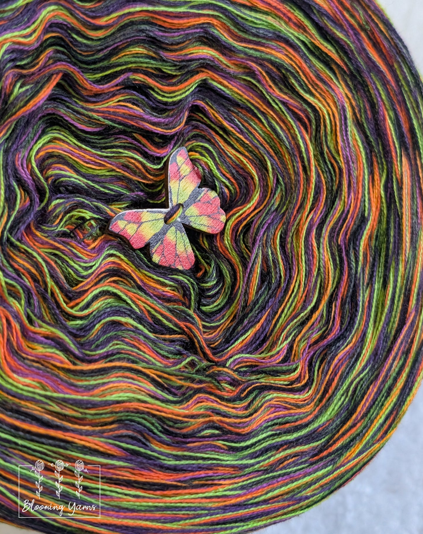 Melange yarn cake colour combination MEL004