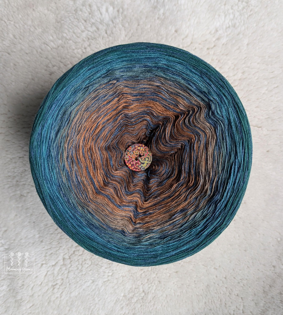 Gradient ombre yarn cake colour combination C435