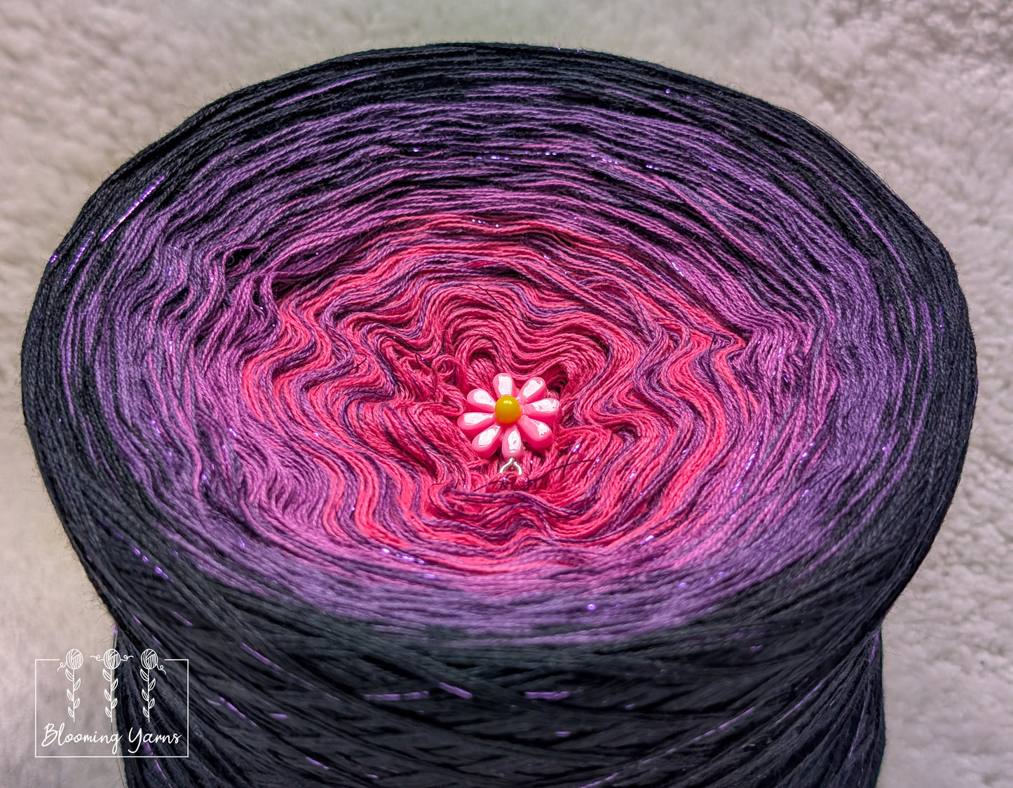 Gradient ombre yarn cake colour combination C383