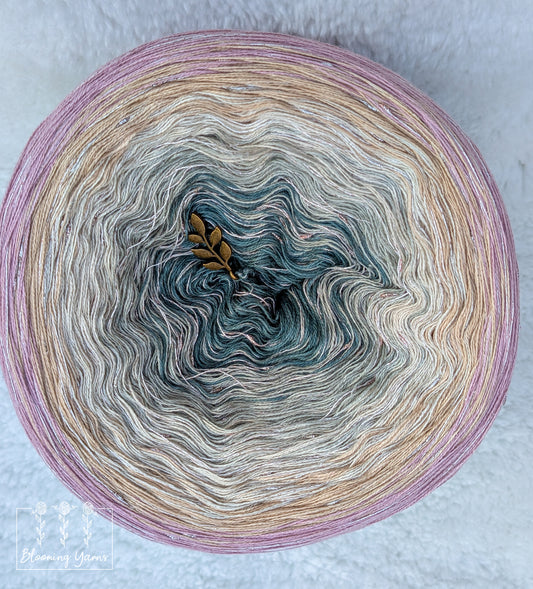 Gradient ombre yarn cake colour combination C392' "Wistful Wanderer"