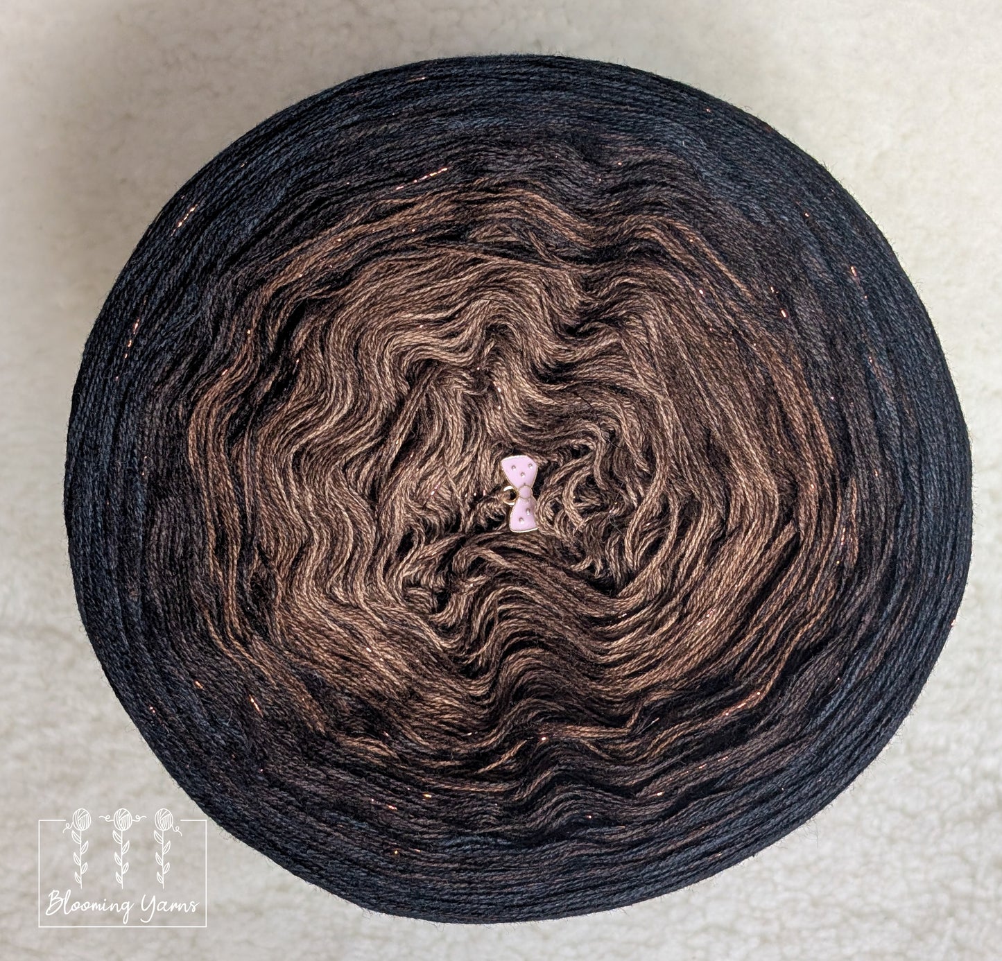 Gradient ombre yarn cake colour combination C388