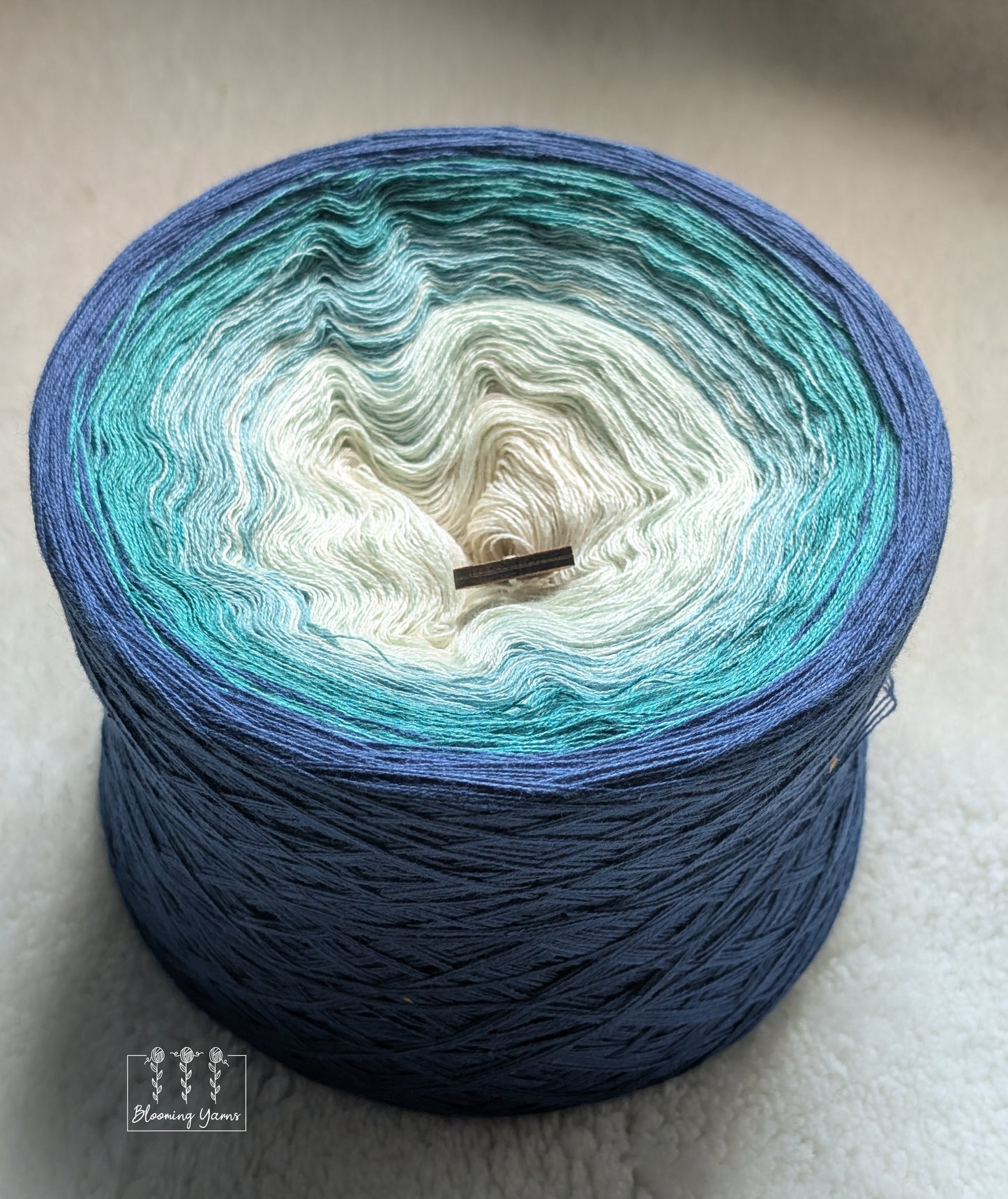 Gradient ombre yarn cake colour combination C427