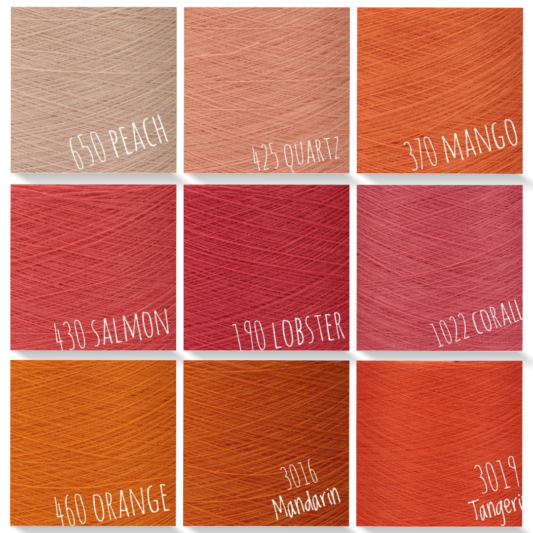 solid/mono colour yarn 50%cotton/50%acrylic