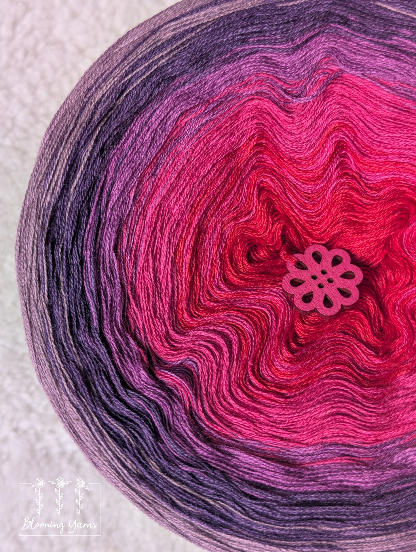 Gradient ombre yarn cake colour combination C380