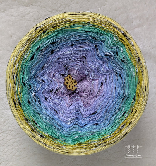 Gradient ombre yarn cake colour combination C420