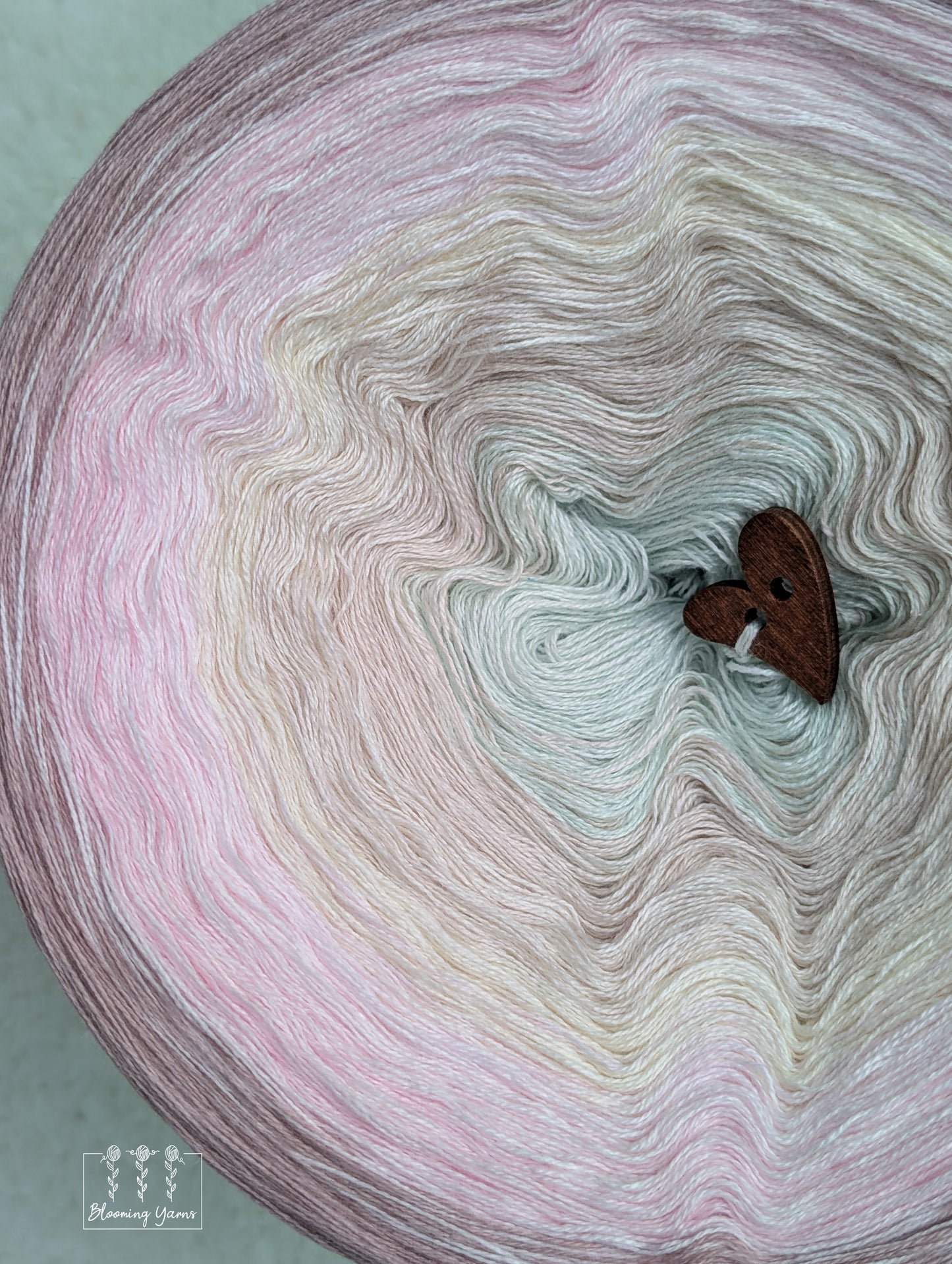 Gradient ombre yarn cake colour combination C423