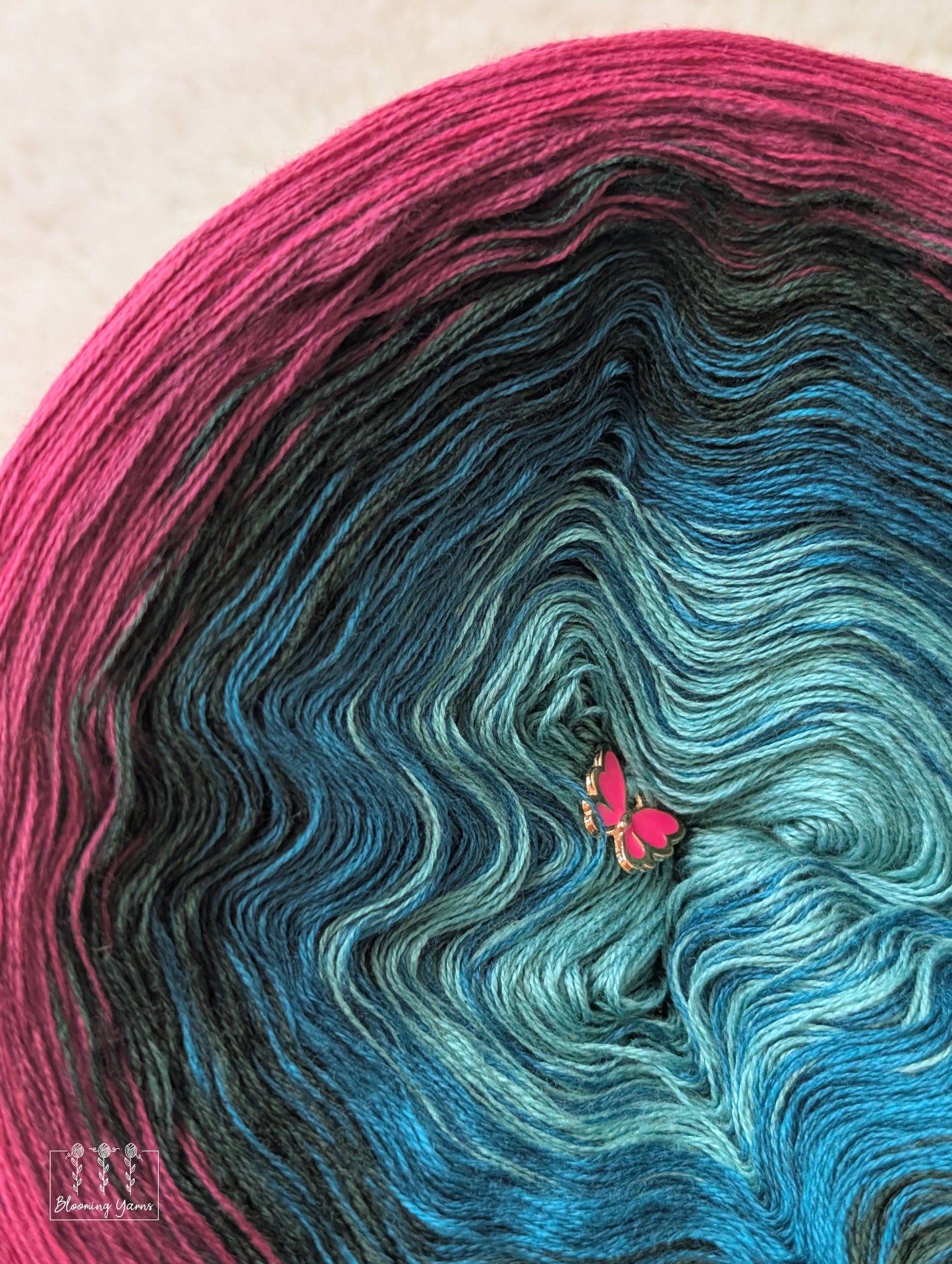 Gradient ombre yarn cake colour combination C430