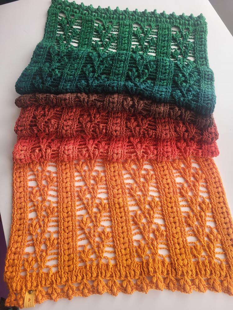Gradient ombre yarn cake colour combination C406 "Pumpkin patch"