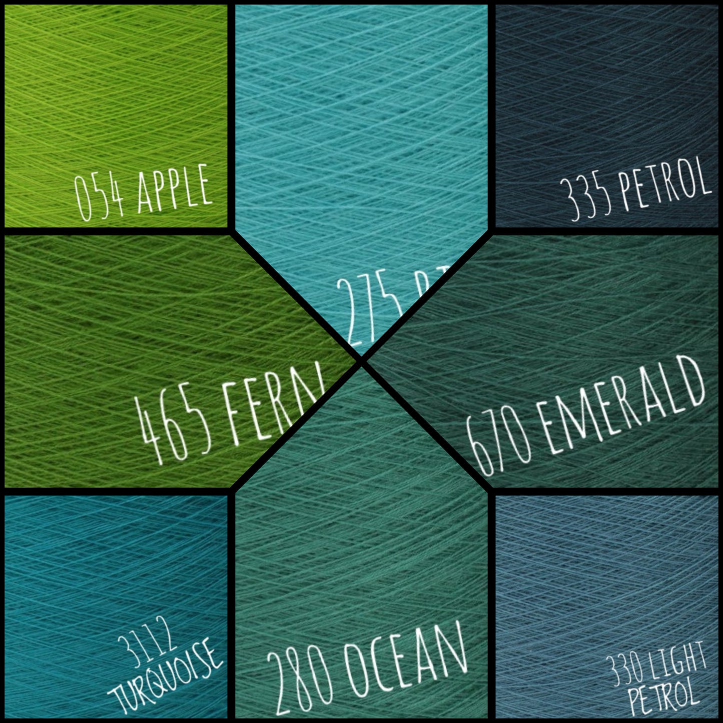 Melange yarn cake colour combination MEL014