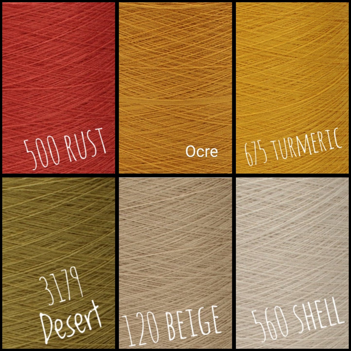 Gradient ombre yarn cake colour combination C385