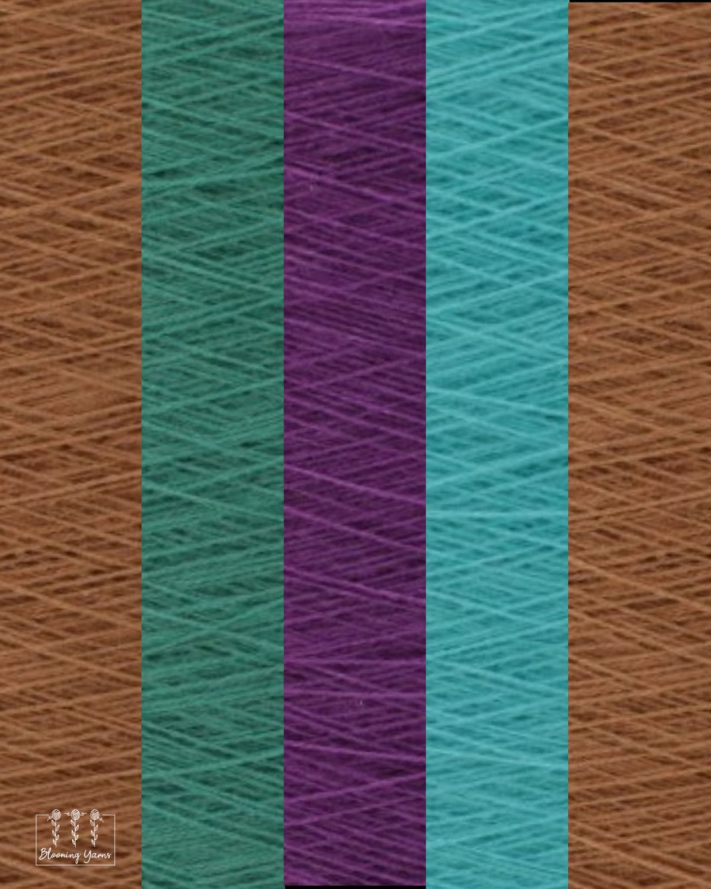 "Friendship Loops" gradient ombre yarn cake