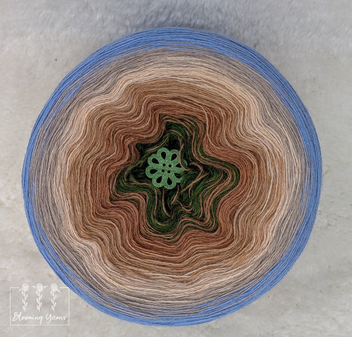 Gradient ombre yarn cake colour combination MA031 "Canyon Wanderer"