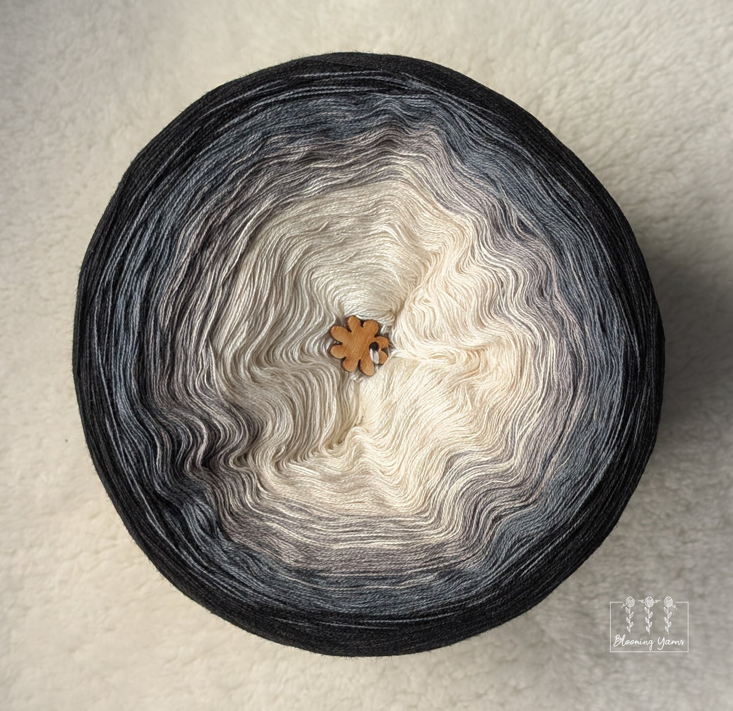 Gradient ombre yarn cake colour combination C419