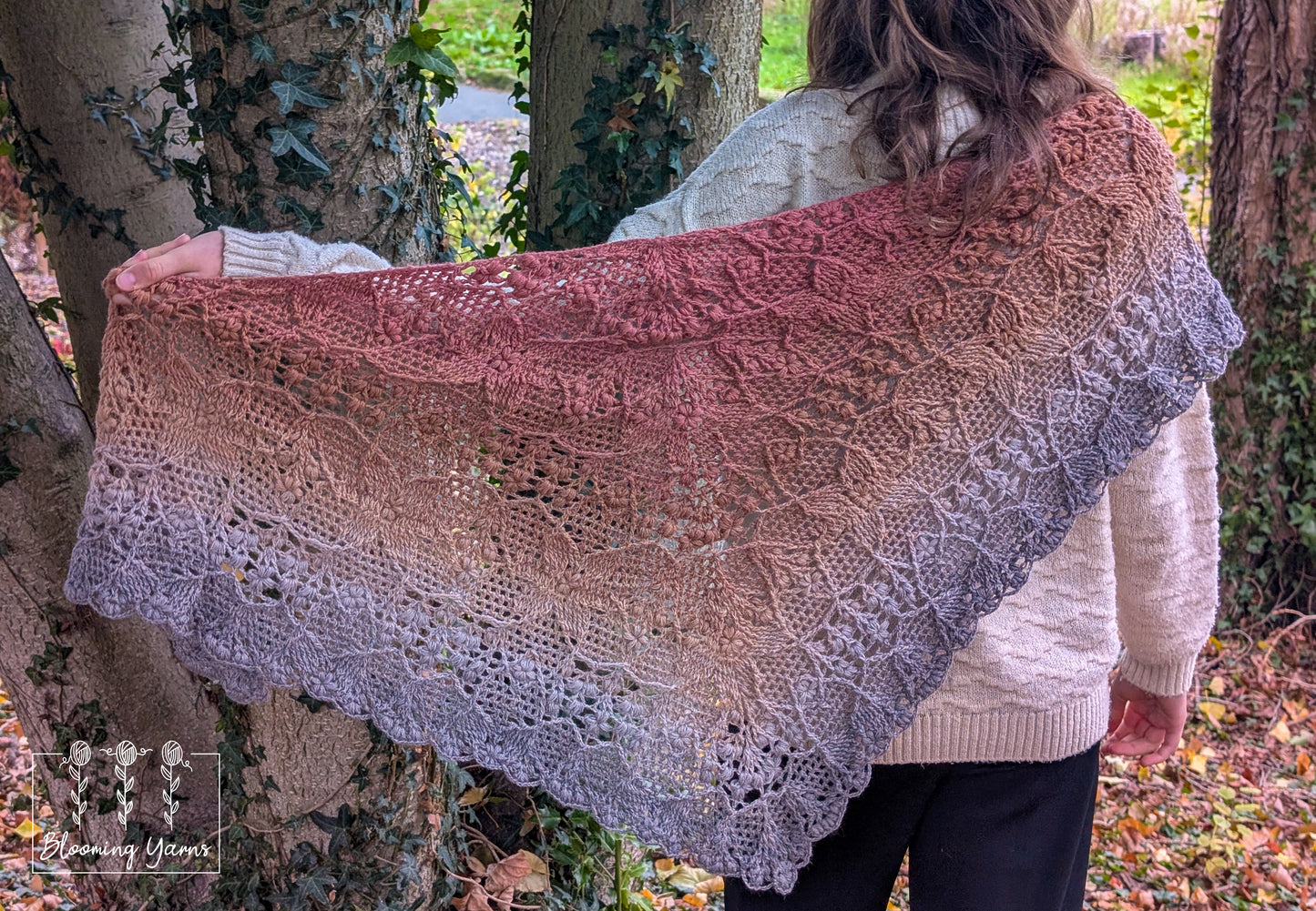 Gradient ombre yarn cake colour combination MA032 "Pampas Dream"