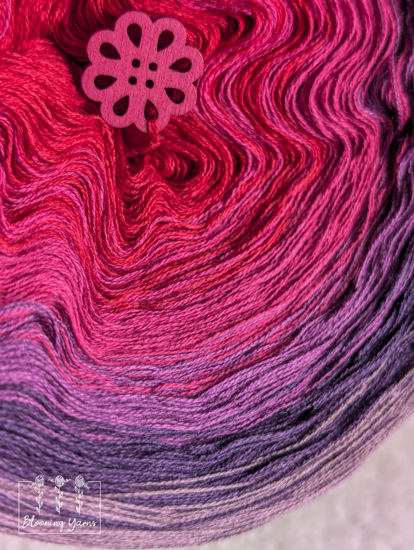 Gradient ombre yarn cake colour combination C380
