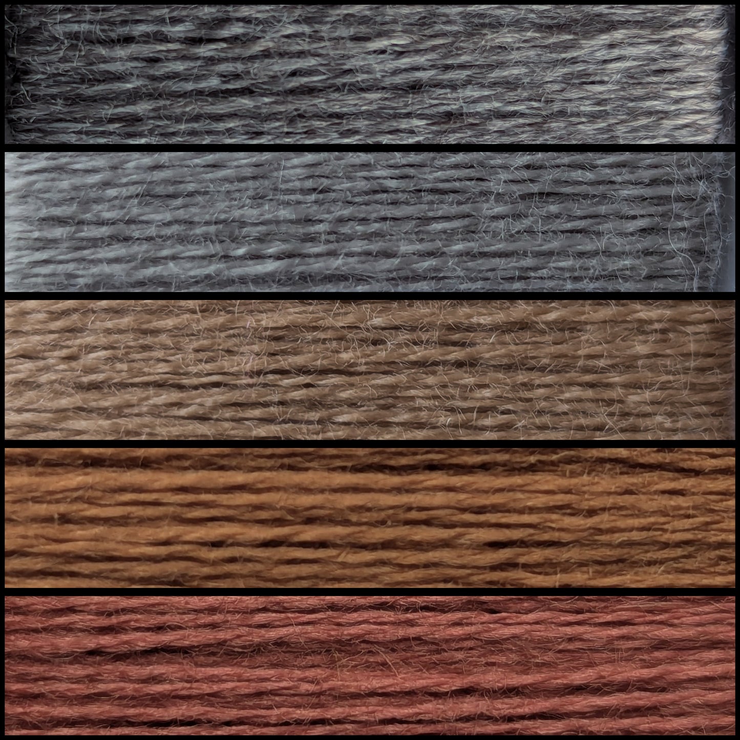 Gradient ombre yarn cake colour combination MA032 "Pampas Dream"