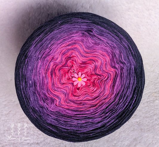 Gradient ombre yarn cake colour combination C383