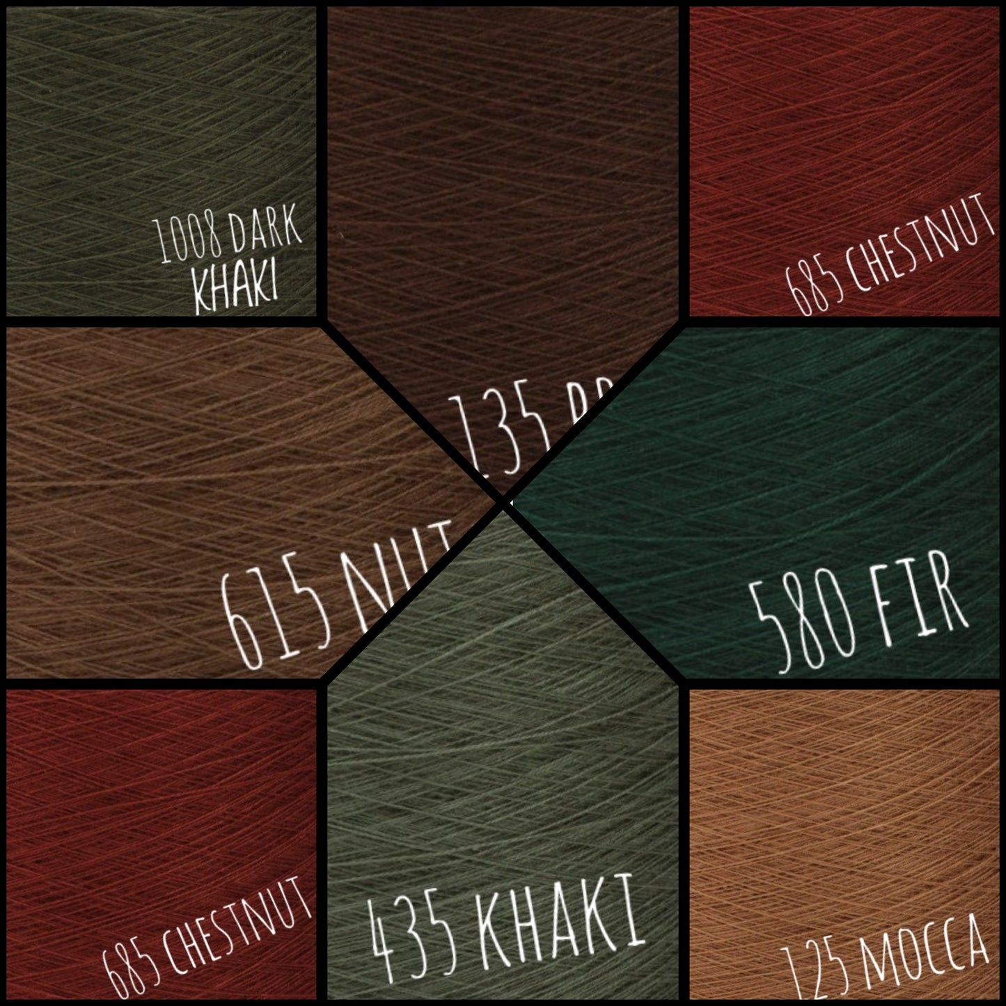 Melange yarn cake colour combination MEL007