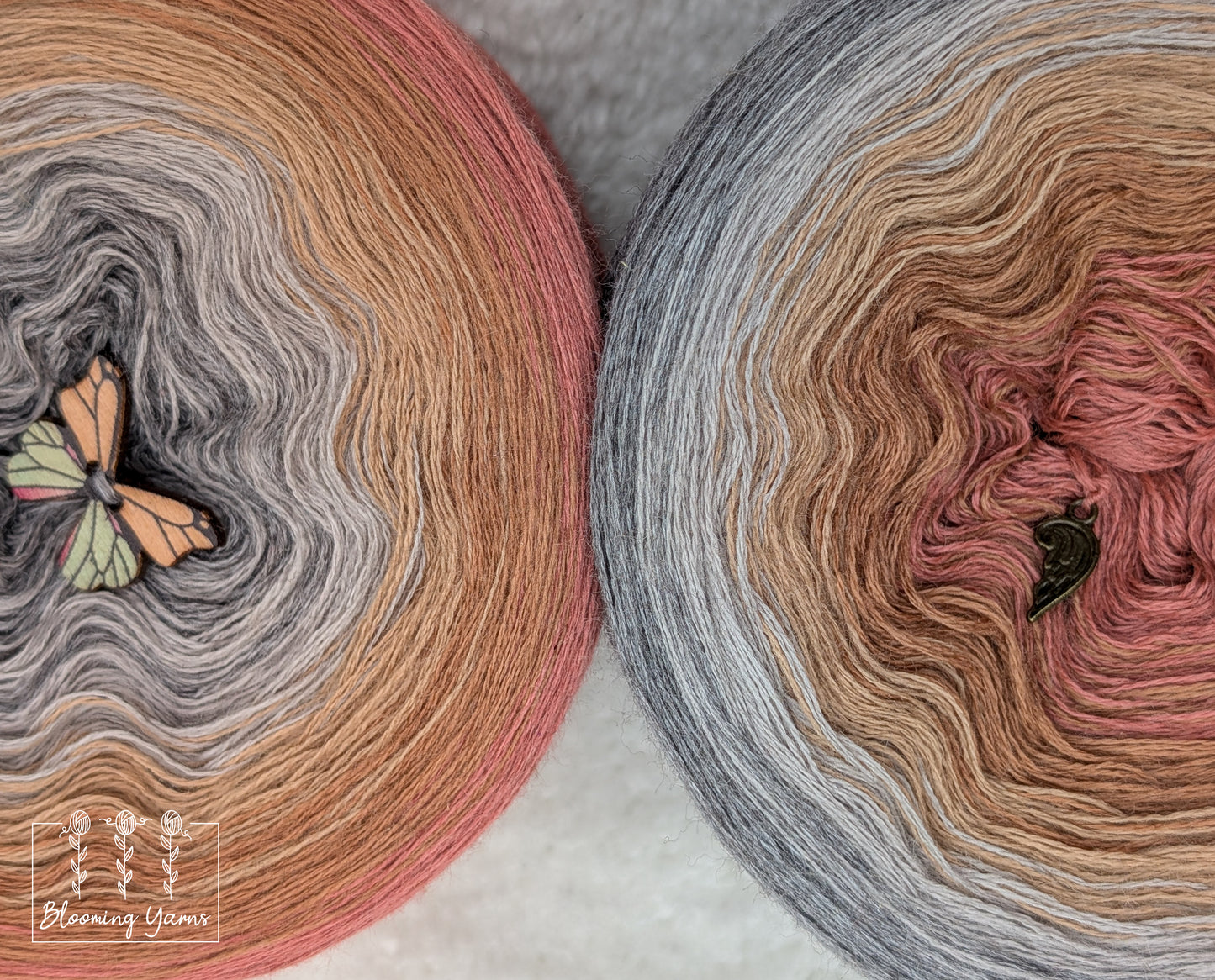 Gradient ombre yarn cake colour combination MA032 "Pampas Dream"