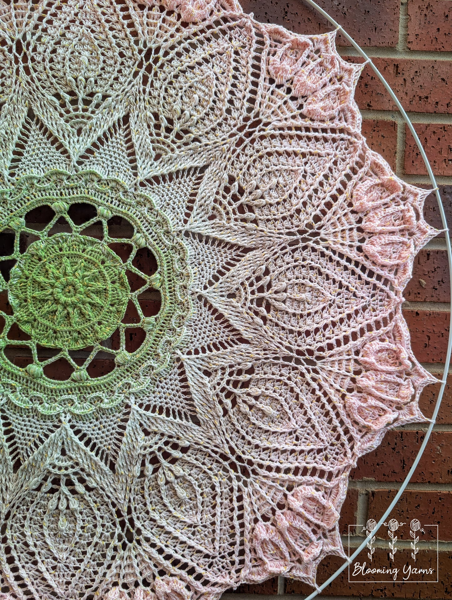 Gradient ombre yarn cake colour combination "Calla"