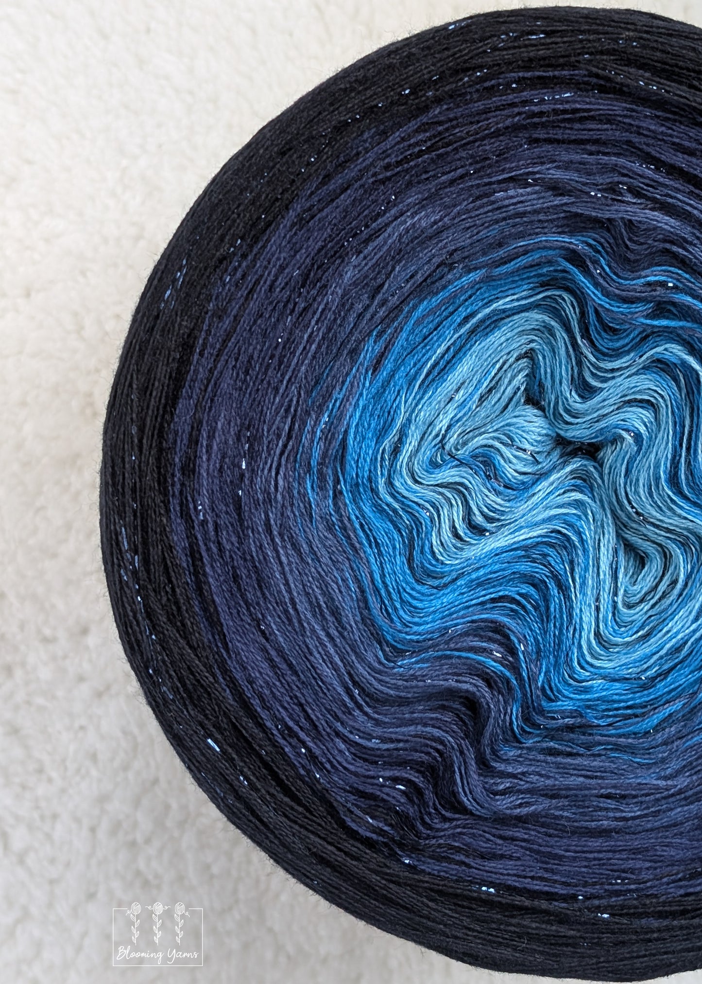 Gradient ombre yarn cake colour combination C416