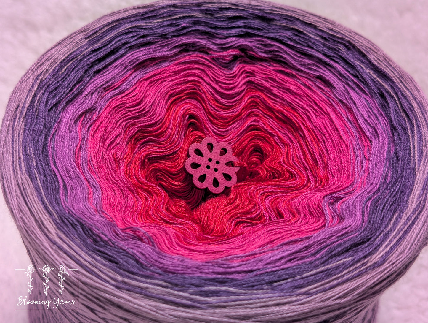 Gradient ombre yarn cake colour combination C380