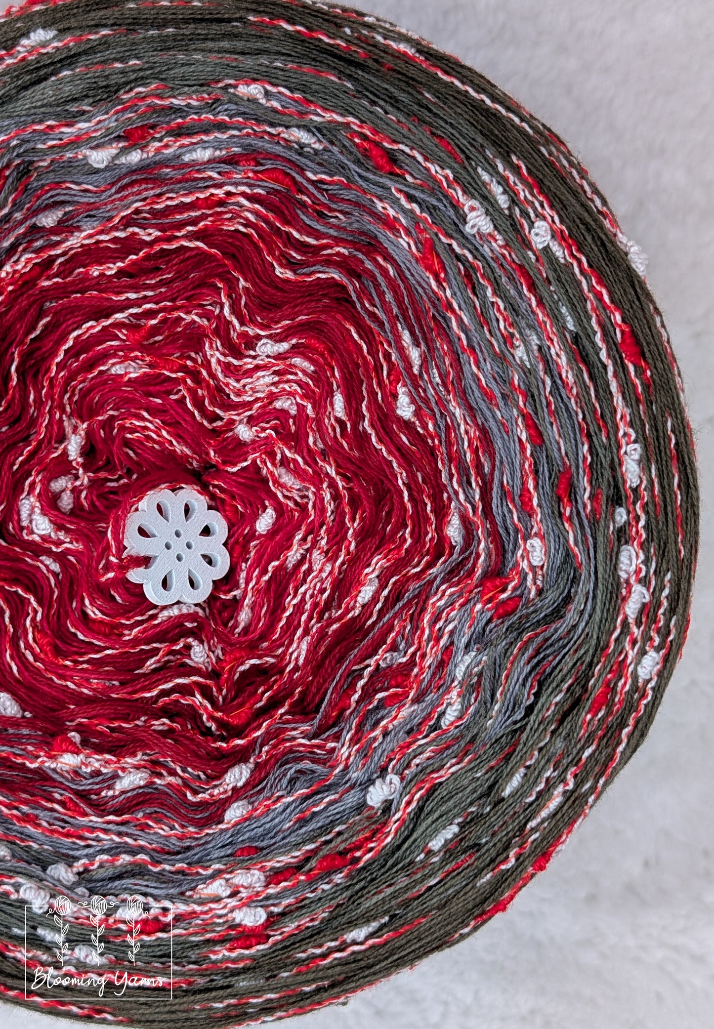 Gradient ombre yarn cake colour combination C399