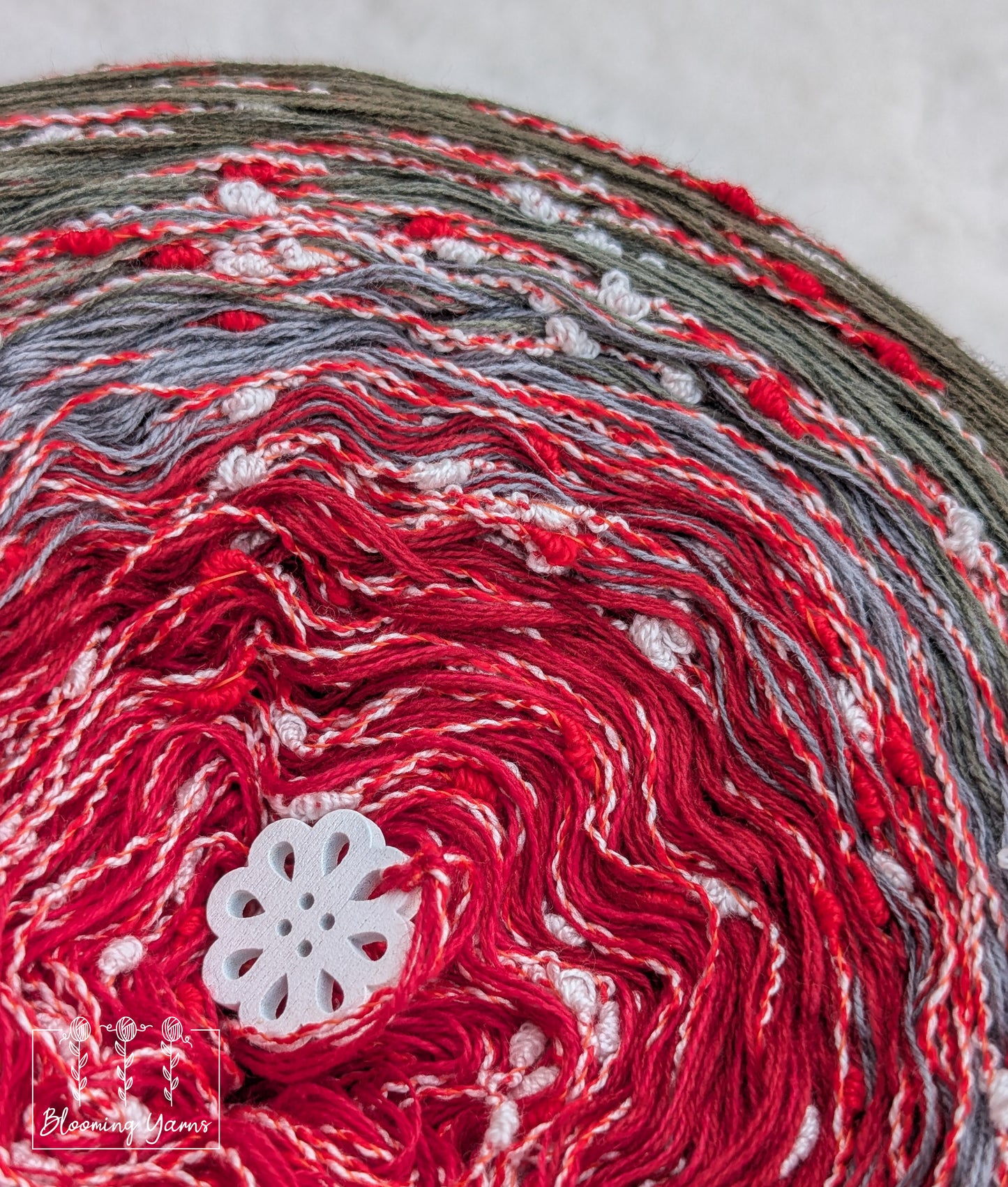 Gradient ombre yarn cake colour combination C399