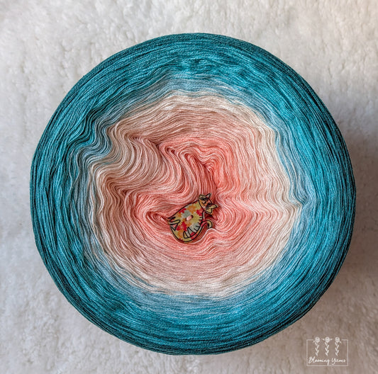 Gradient ombre yarn cake colour combination C410