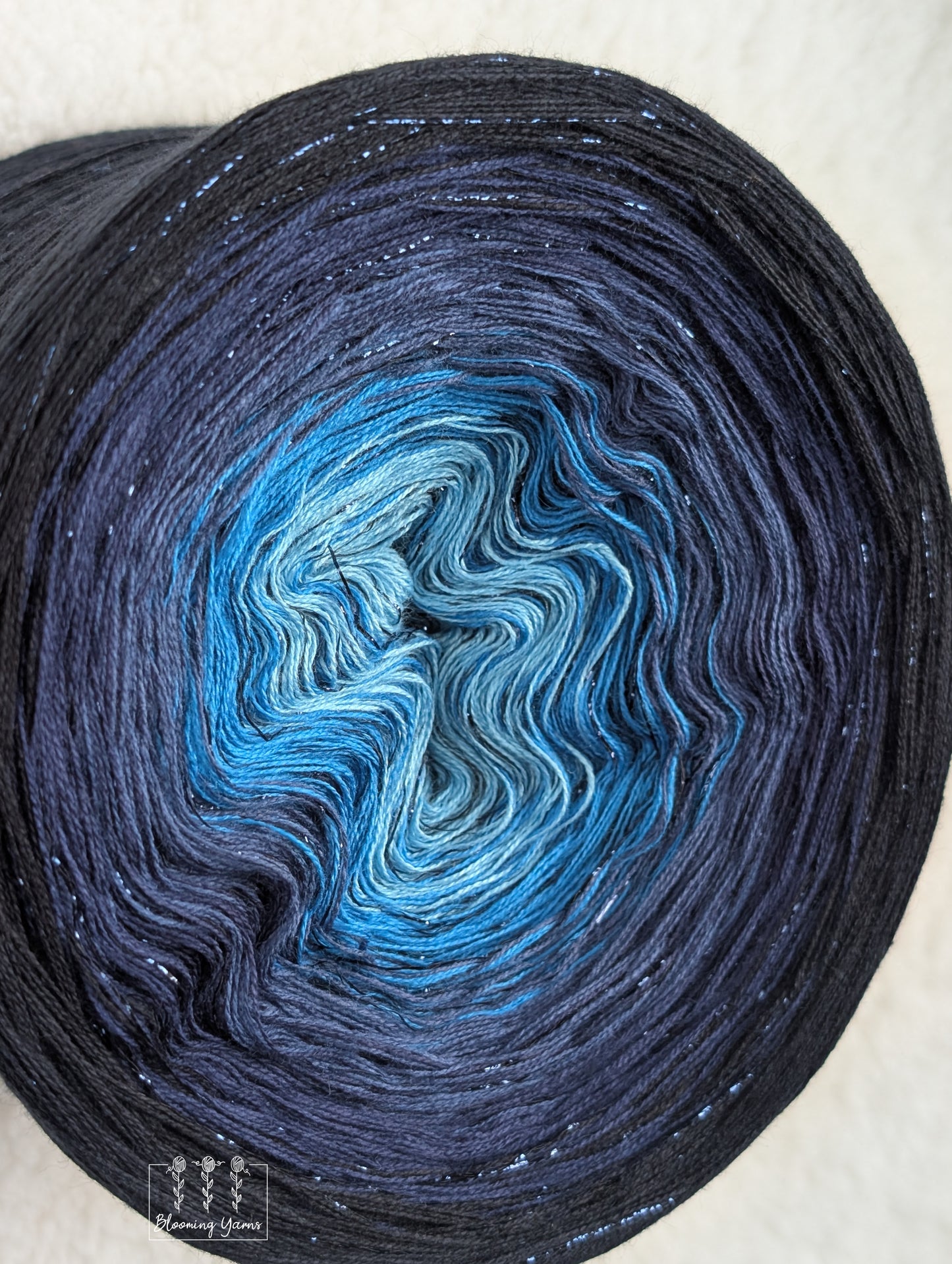 Gradient ombre yarn cake colour combination C416