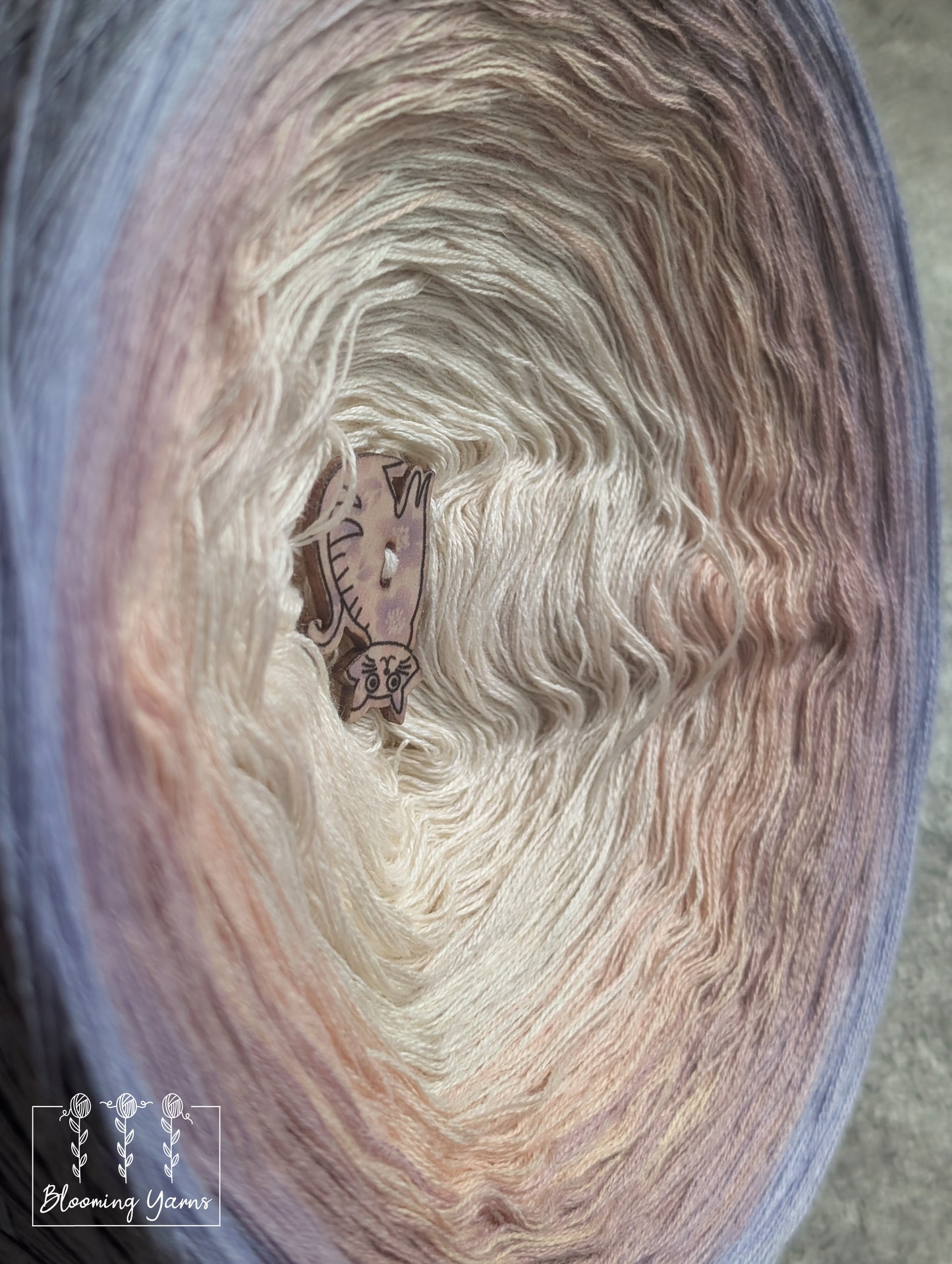 Gradient ombre yarn cake colour combination C407 "Harvest Dawn"