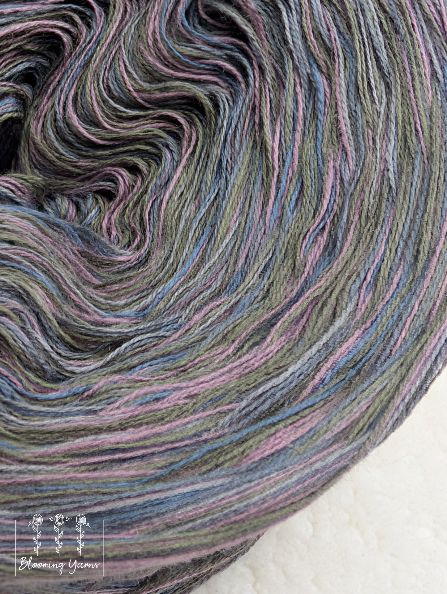 Melange yarn cake colour combination MEL015