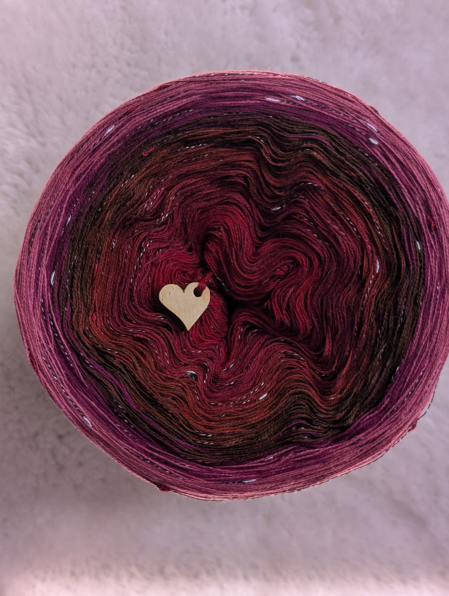 Gradient ombre yarn cake colour combination C424