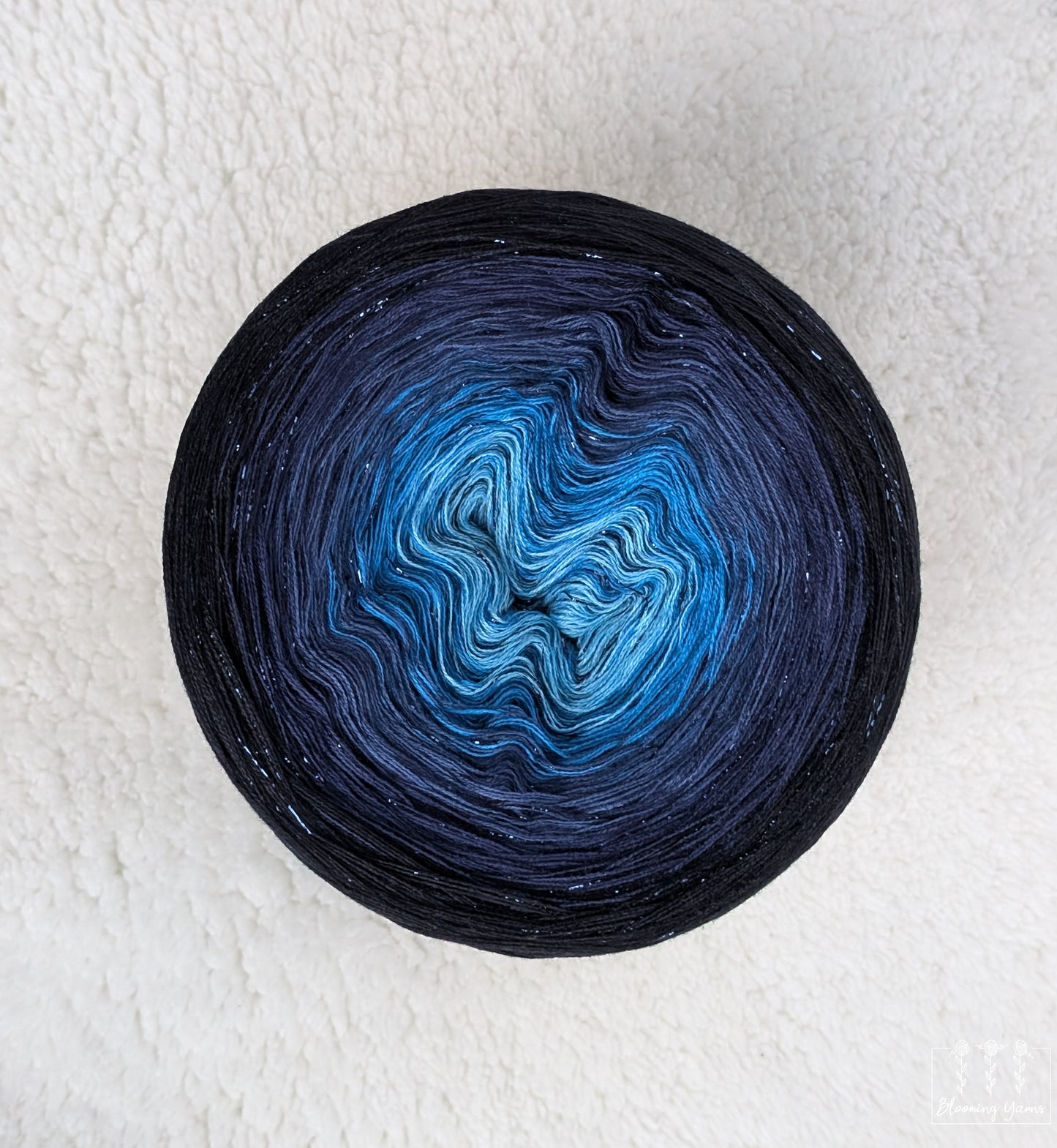 Gradient ombre yarn cake colour combination C416