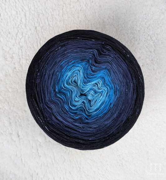 Gradient ombre yarn cake colour combination C416