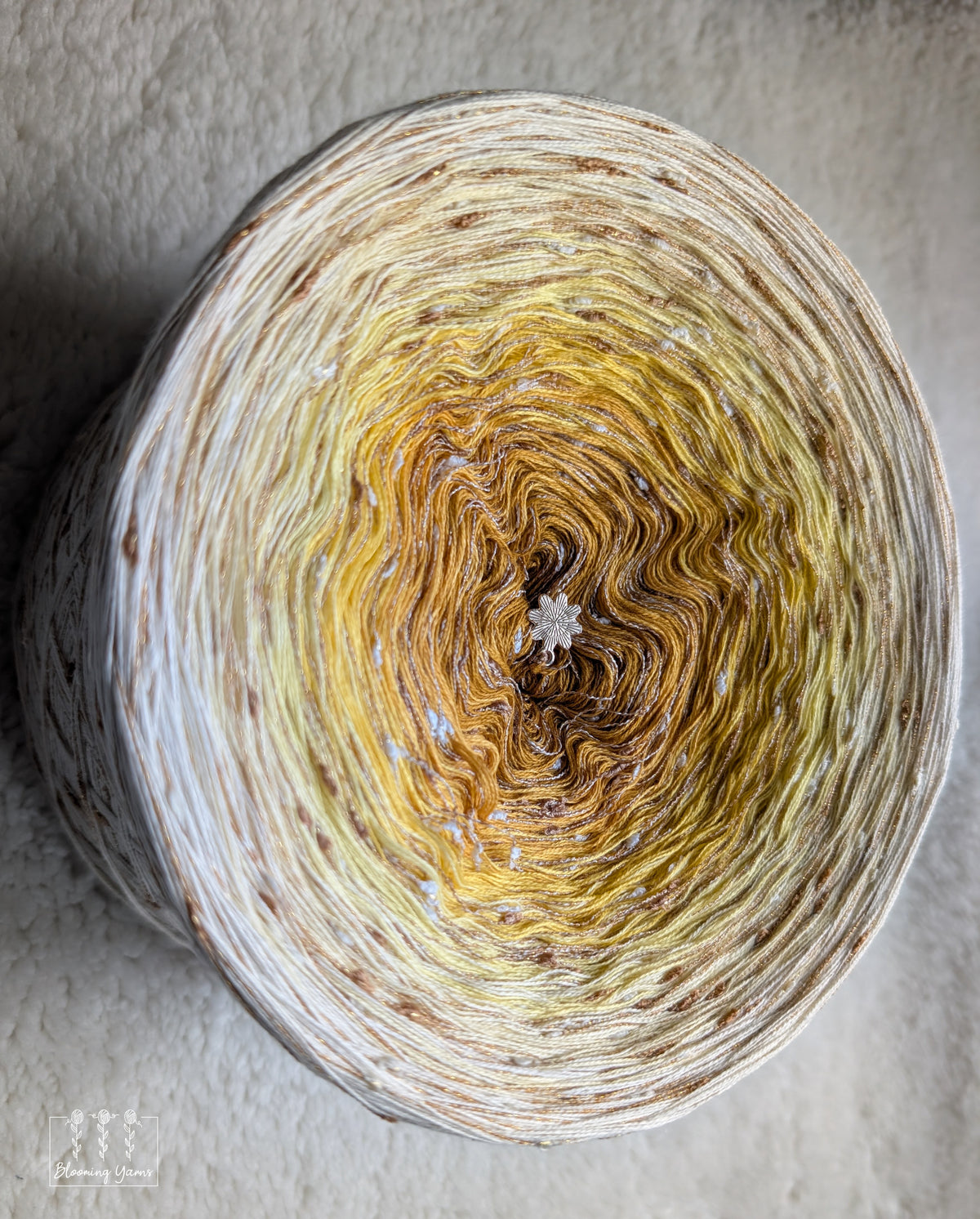 Gradient ombre yarn cake colour combination C434