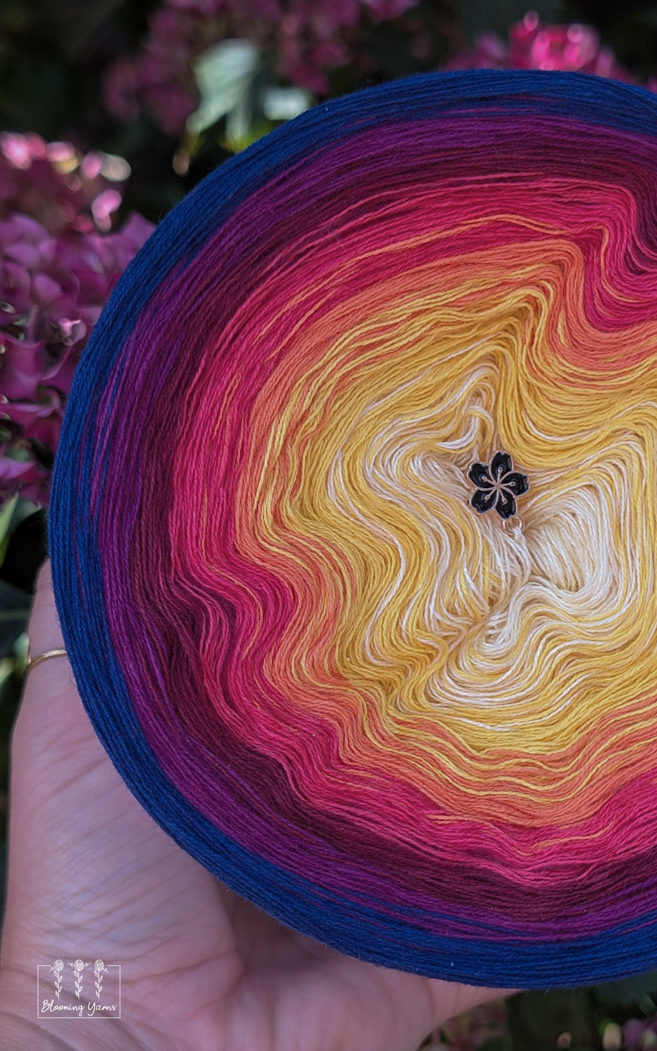 Gradient ombre yarn cake colour combination C431