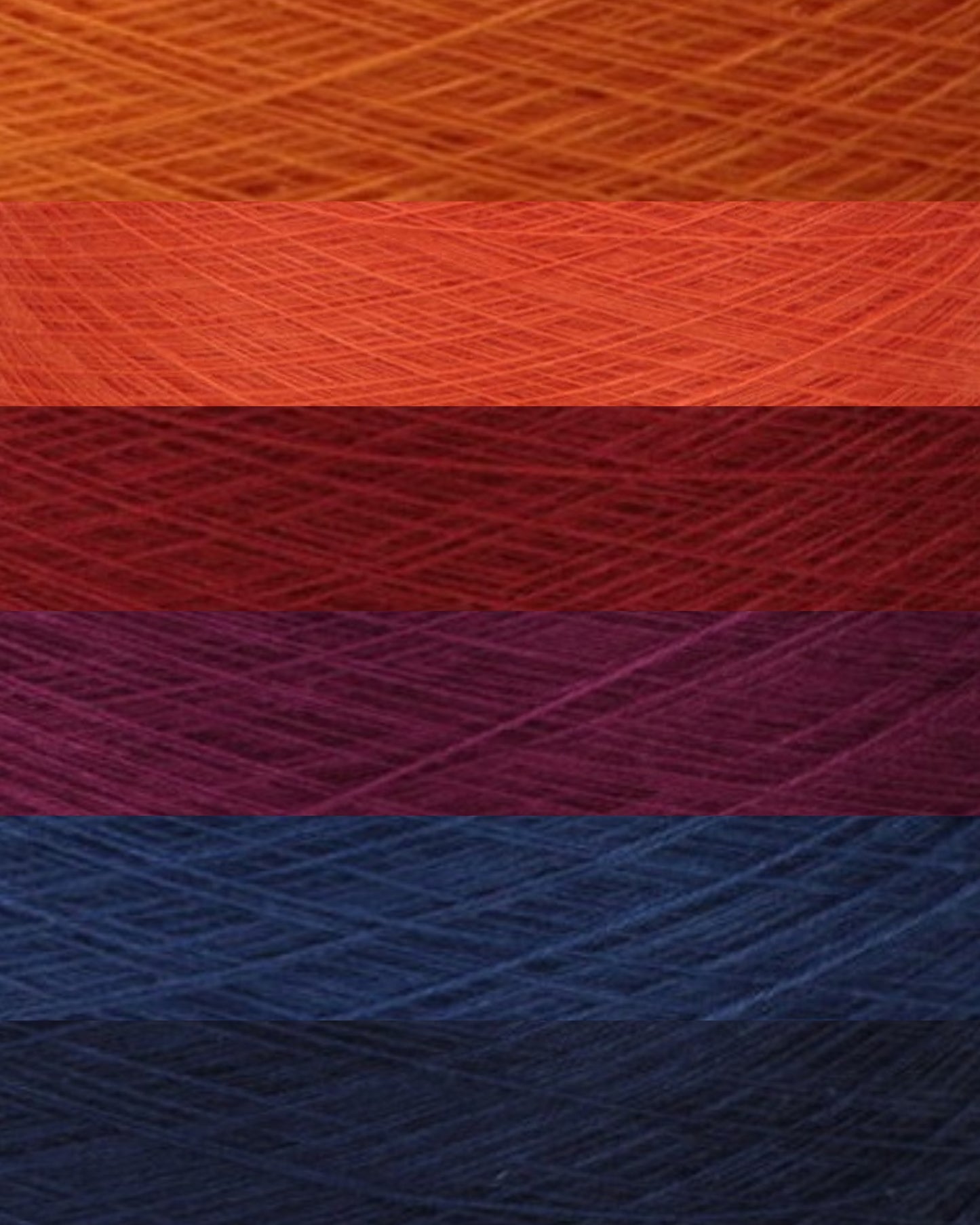 Gradient ombre yarn cake colour combination C428 "Dark sunset"