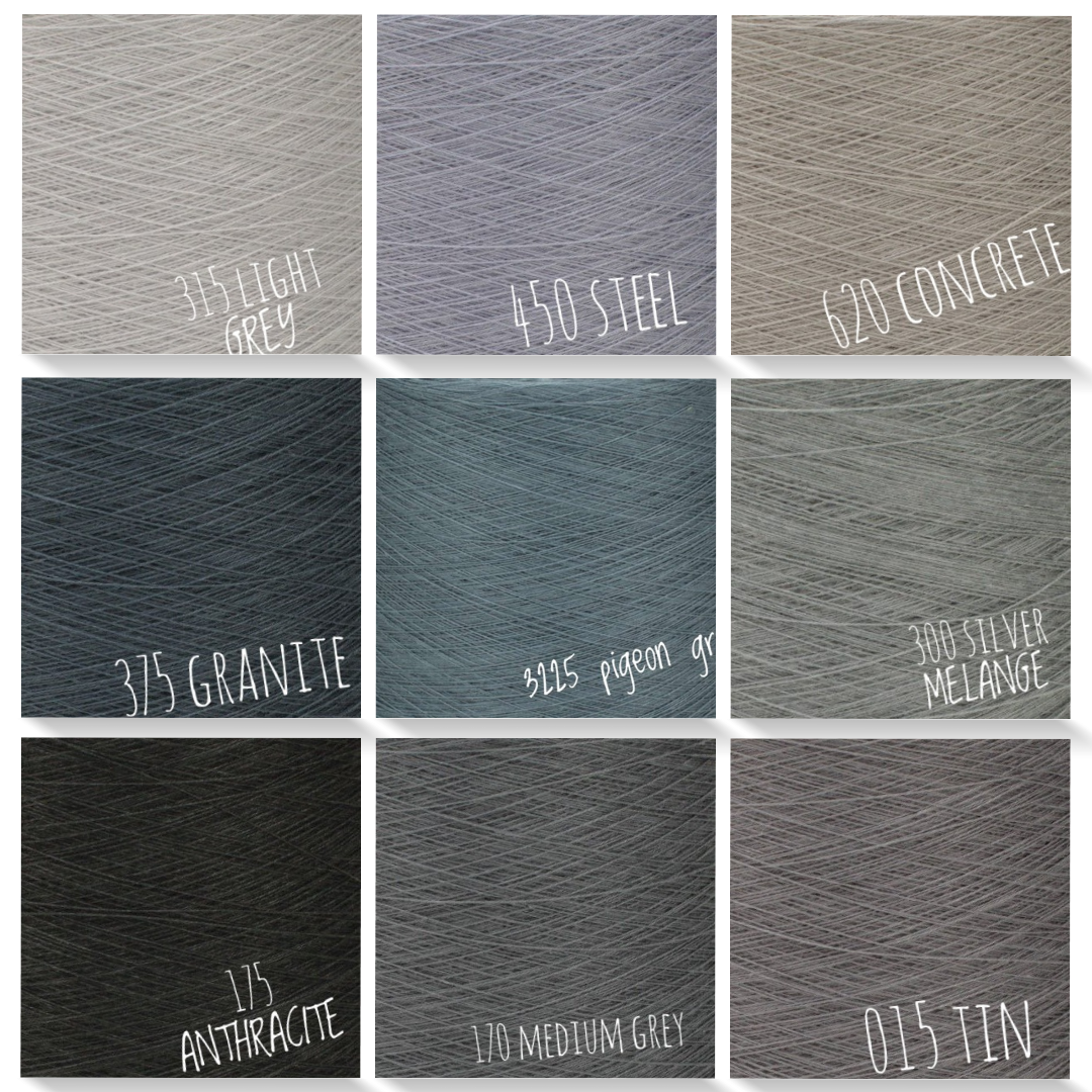 solid/mono colour yarn 50%cotton/50%acrylic