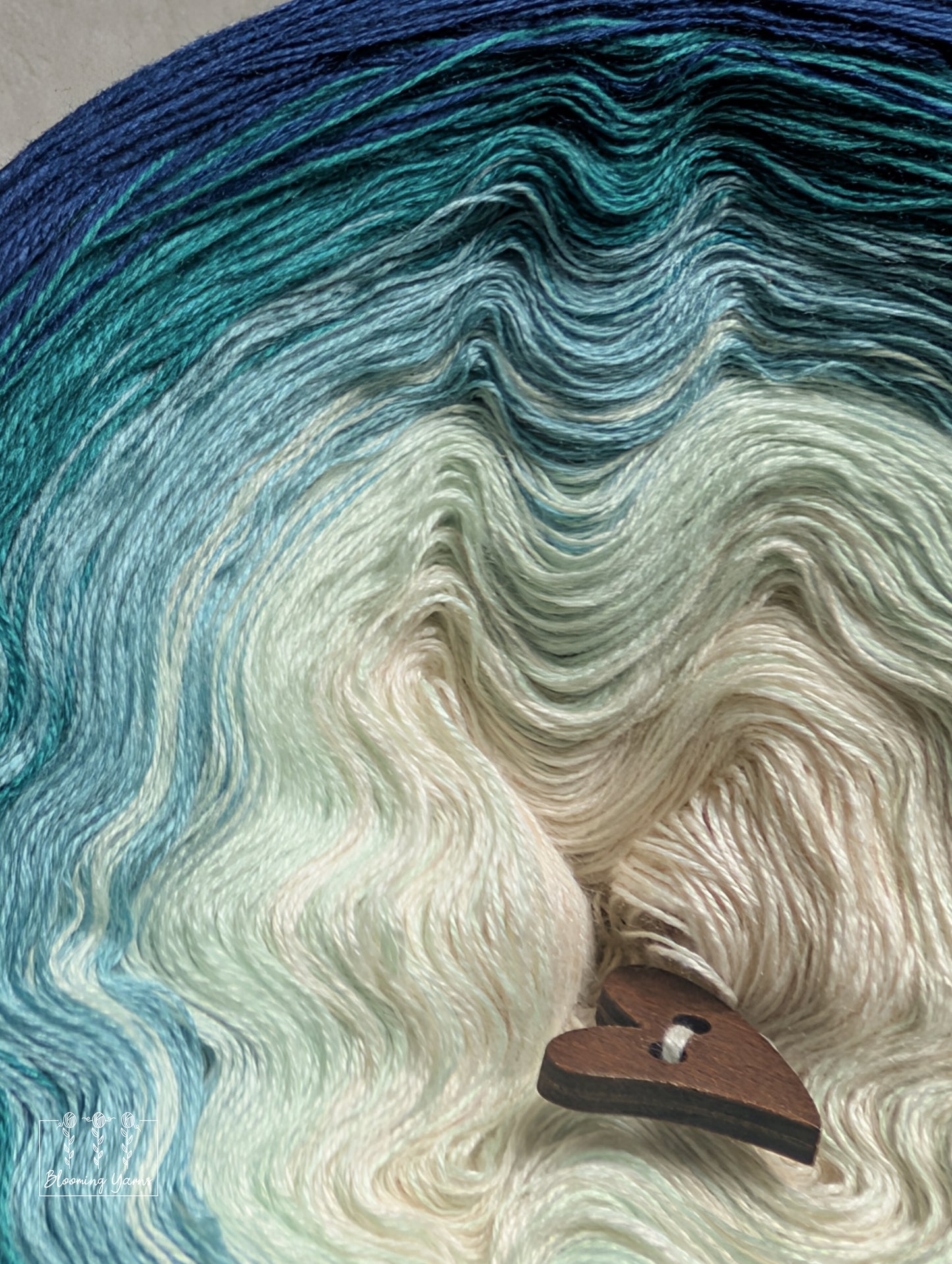 Gradient ombre yarn cake colour combination C427
