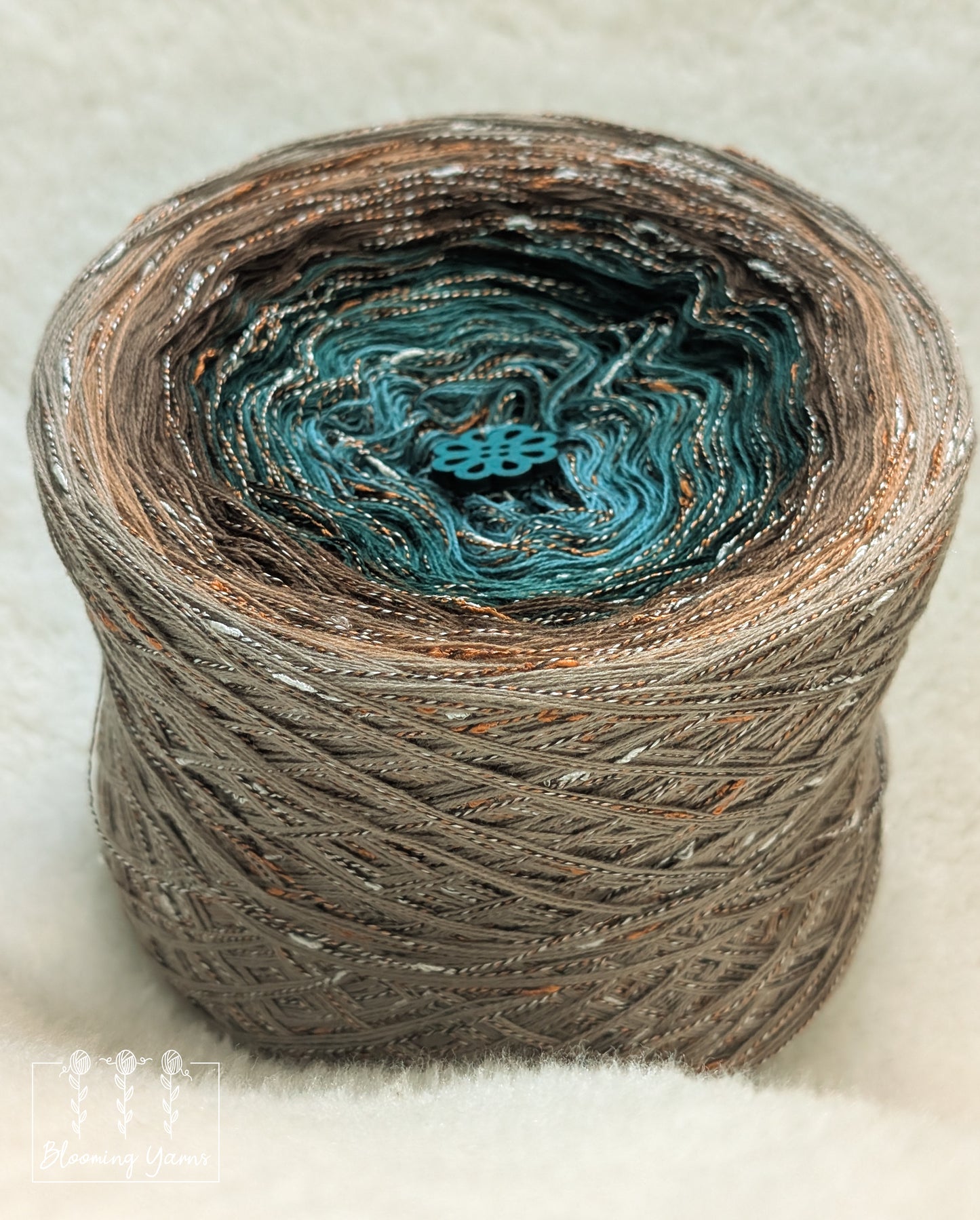 Gradient ombre yarn cake colour combination C402 "Rustic Garden"