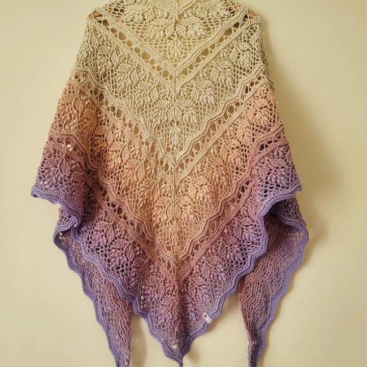 Gradient ombre yarn cake colour combination C407 "Harvest Dawn"