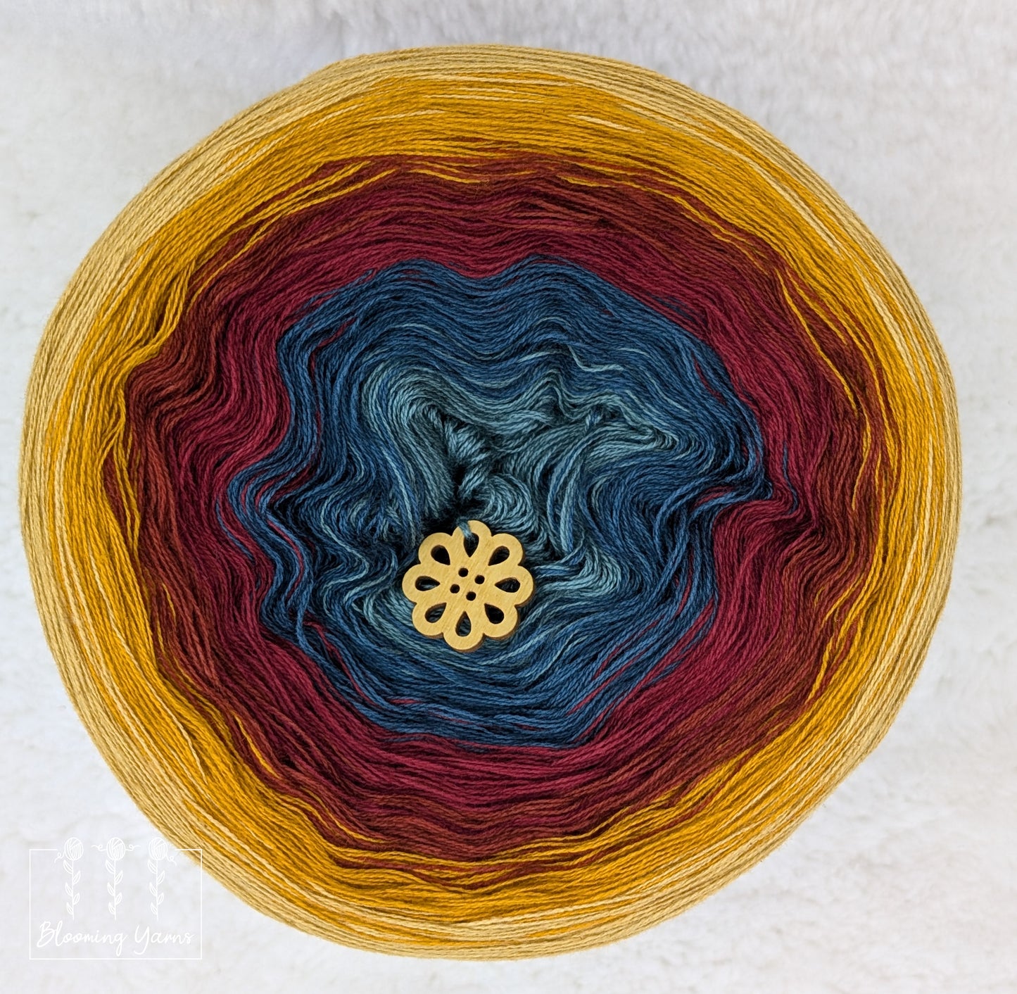 Gradient ombre yarn cake colour combination C394 "Gypsy soul"