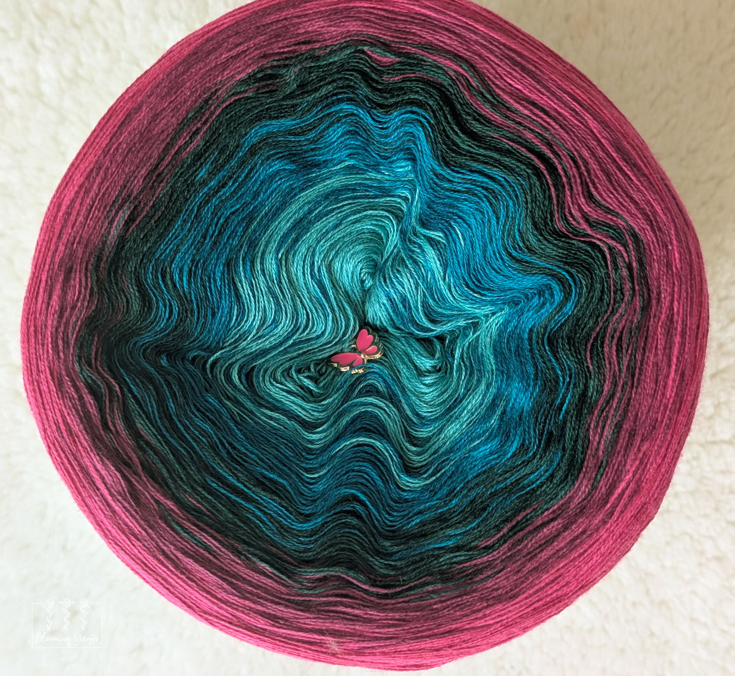 Gradient ombre yarn cake colour combination C430