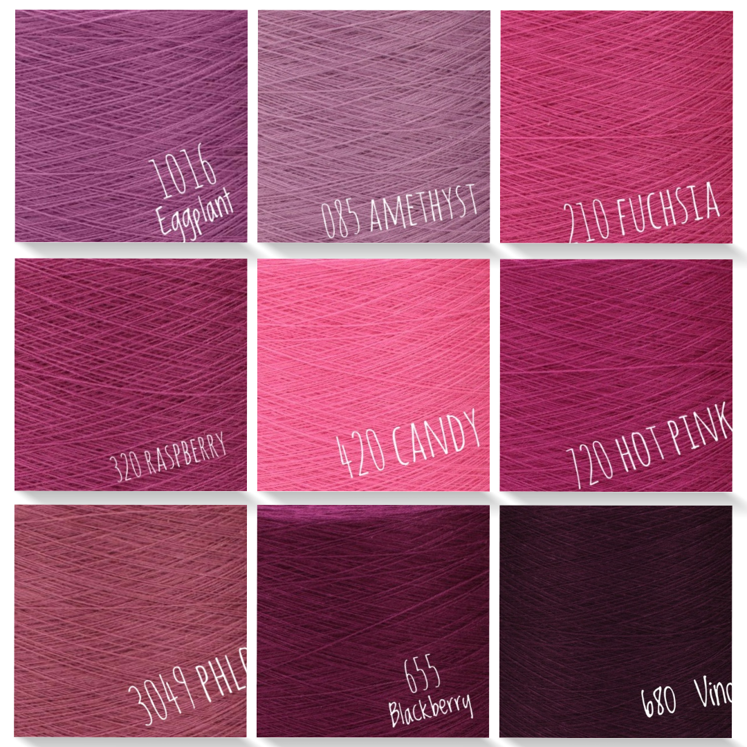 solid/mono colour yarn 50%cotton/50%acrylic