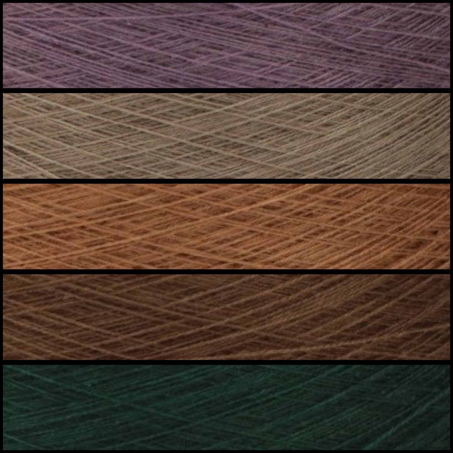 Gradient ombre yarn cake colour combination C397 "Ethereal Grove"